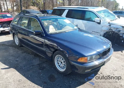 2000 BMW 528Ia Sport из США, поврежденный, VIN WBADP6341YBV64557